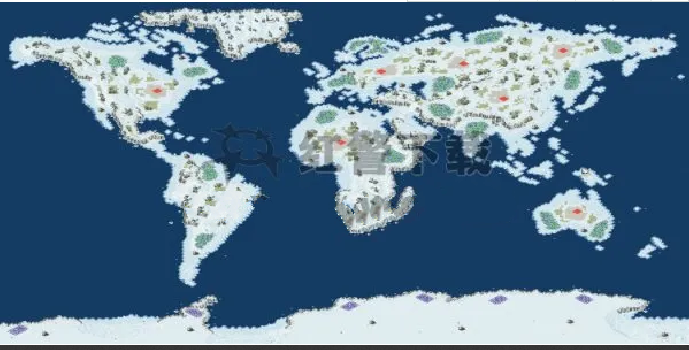 【红警战网地图下载】世界地图:冰河时代