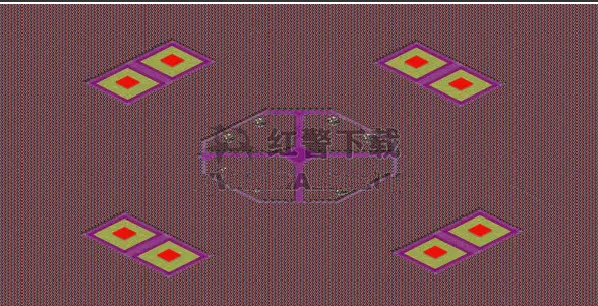 尤里的复仇地图：围墙世界2v2v2v2